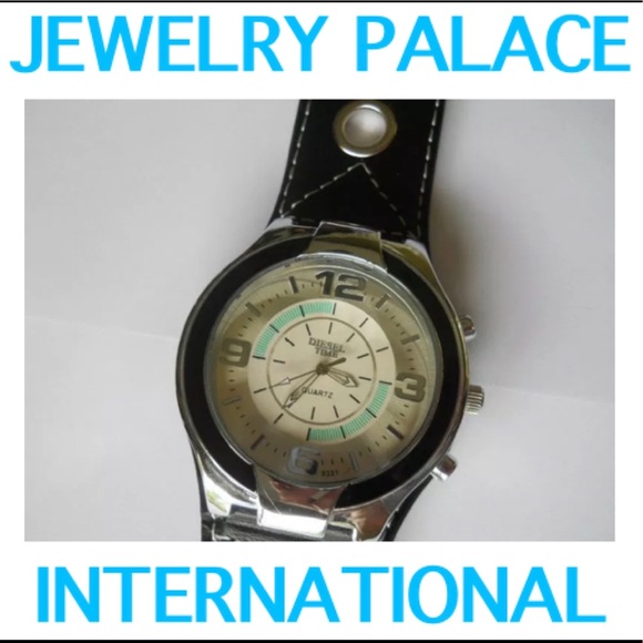 🆕Black/Brown Band Quartz Leather Men Wrist Watch - Picture 1 of 7